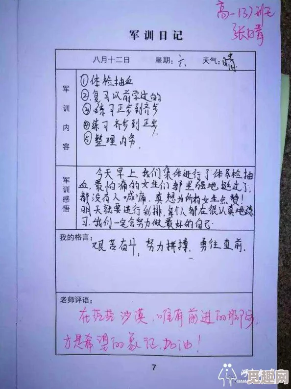 教官 你好大 轻点 作文：在严厉与关怀之间，感受成长的力量与责任的重担